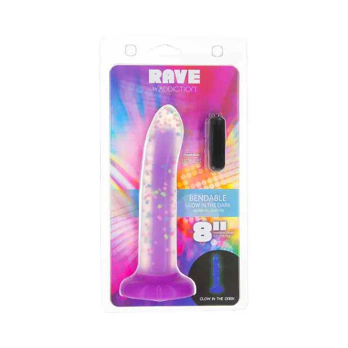 Dildos Addiction Rave Party Marty Dong Glow In The Dark 8 in BMS