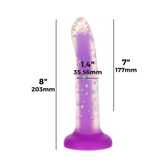 Dildos Addiction Rave Party Marty Dong Glow In The Dark 8 in BMS