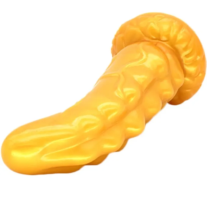 Dildos Dragon Horn Dildo Gold FAAK