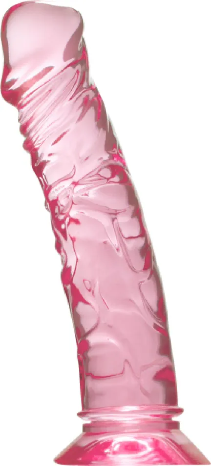 Dildos Quartz 7 Dong Rosy Pink Dildo Sex Adult Pleasure Orgasm Nanma