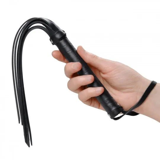 Dildos XR Brands Rubber Strands Hand Flogger