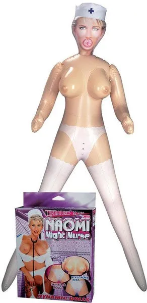 Excellent Power Male Sex Toys Naomi Night Nurse Inflatable Love Doll