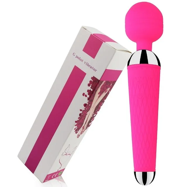 Javaughn69ways Powerful Clitoris Vibrators USB Recharge Magic Wand Vibrators