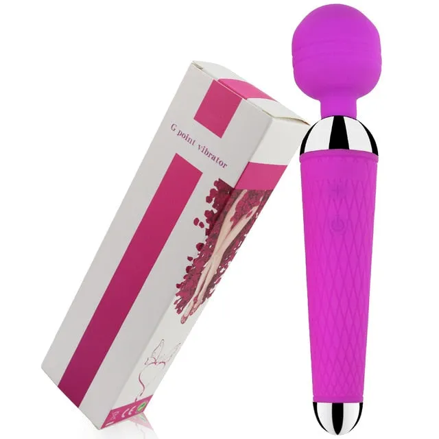 Javaughn69ways Powerful Clitoris Vibrators USB Recharge Magic Wand Vibrators