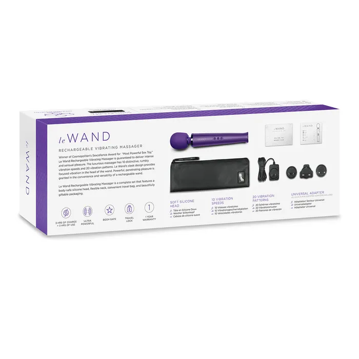 Le Wand Vibrators Le Wand Massager Purple