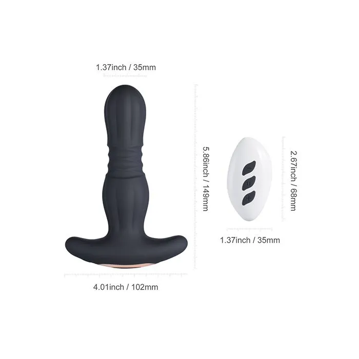 Male Sex Toys Honey Play Box Agas Thrusting Butt Plug with Remote Control