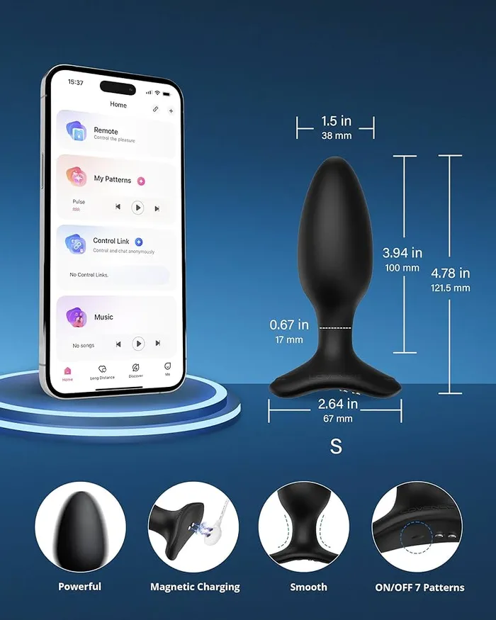 Male Sex Toys Hush 2 Small 15in Diameter Lovense