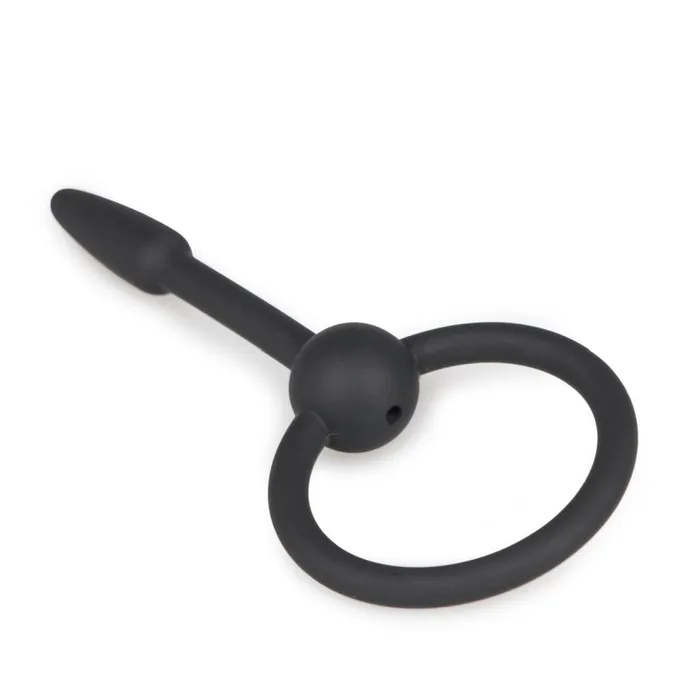 Male Sex Toys Sinner Small Silicone Penis Plug With Pull Ring