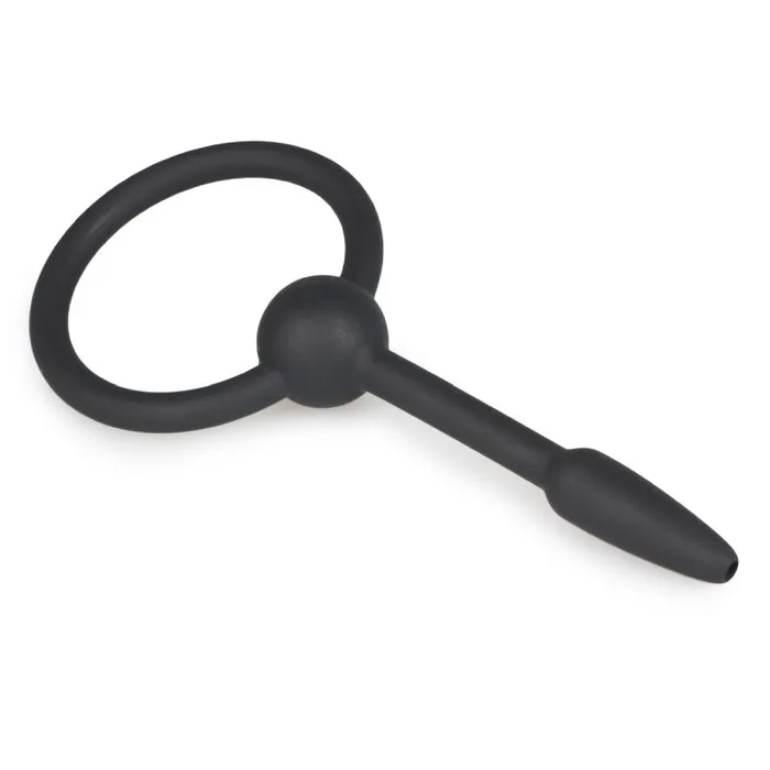 Male Sex Toys Sinner Small Silicone Penis Plug With Pull Ring