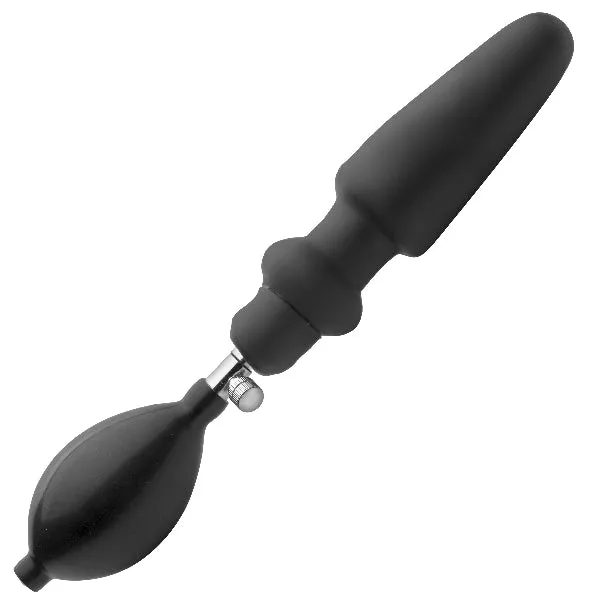 Male Sex Toys XR Brands Expander Inflatable Anal Plug with Removable Pump