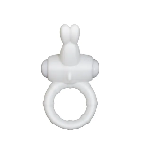 Power Clit Cockring Thriller White Lovetoy Male Sex Toys