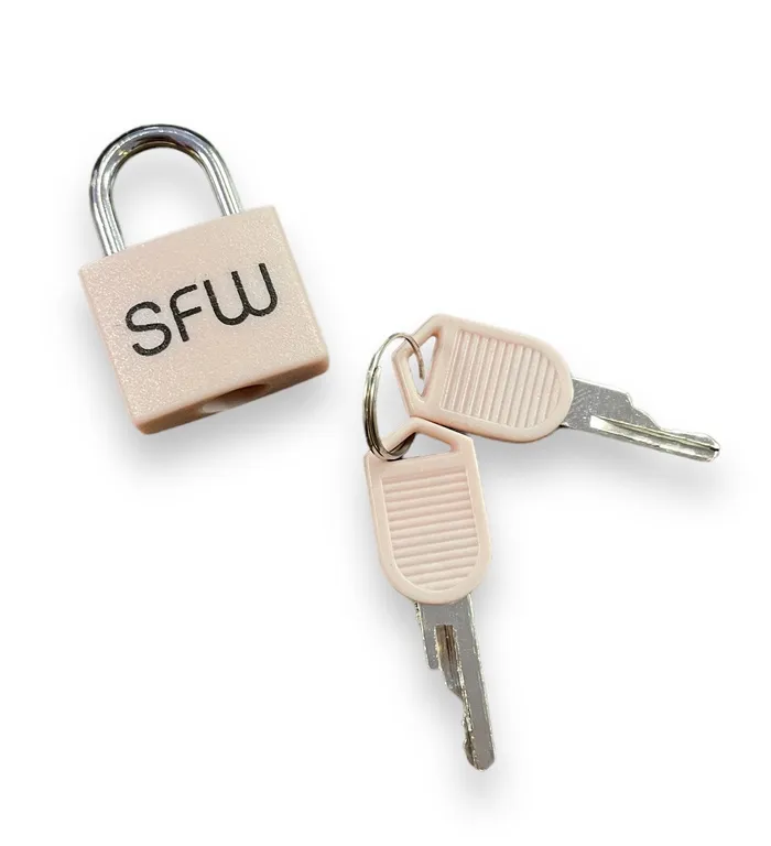 Sexy Fun World Male Sex Toys World Cage SFW Padlock