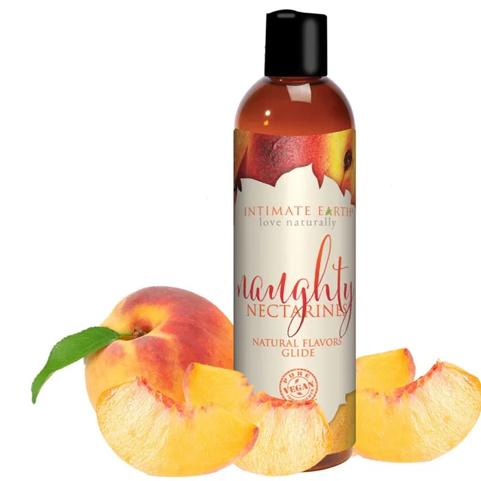 Vibrators Intimate Earth Intimate Earth Flavored Glide Naughty Nectarines 4oz