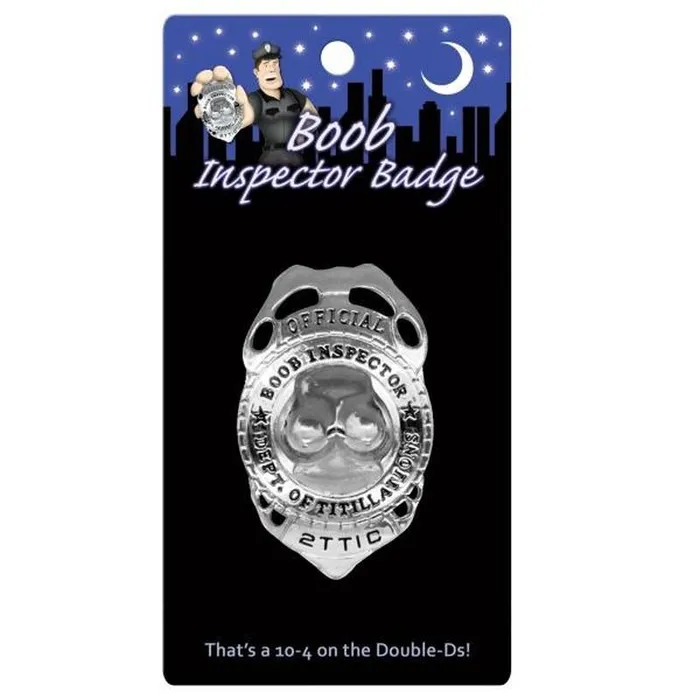 Vibrators Kheper Games Boob Inspector Badge