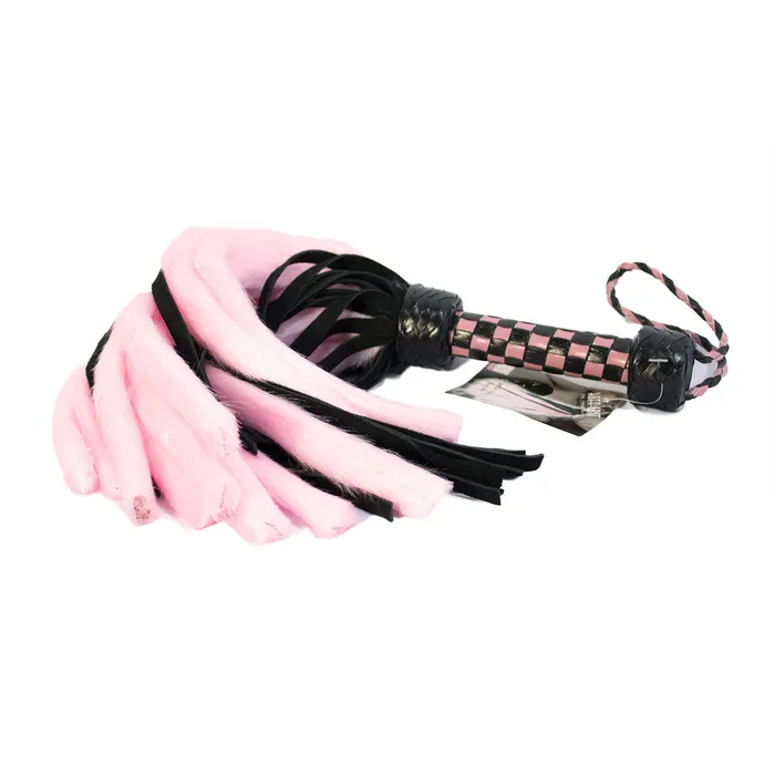 Vibrators Ruff Doggie Styles Suede and Fluff MINI 18 Flogger Assorted Colors