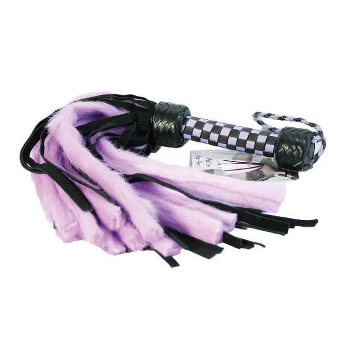 Vibrators Ruff Doggie Styles Suede and Fluff MINI 18 Flogger Assorted Colors