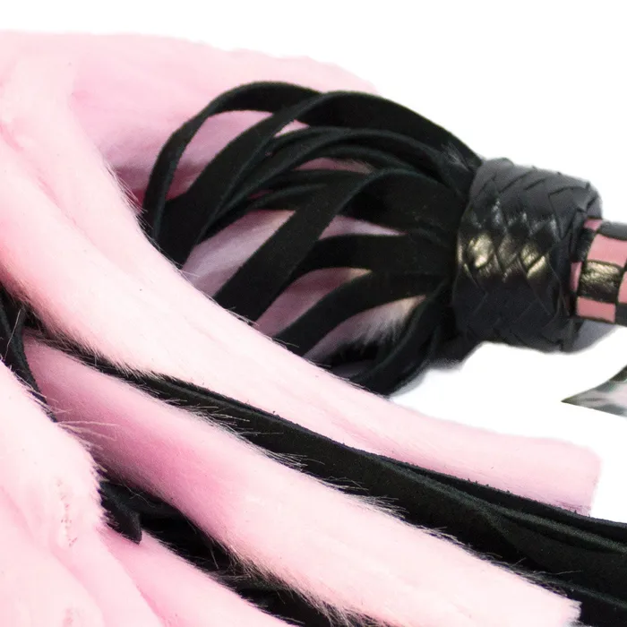 Vibrators Ruff Doggie Styles Suede and Fluff MINI 18 Flogger Assorted Colors