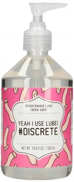 Vibrators Shots Media Yeah I Use Lube Discrete 500ml