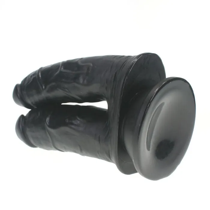XMEN Dildos Double Penetration Twin Dildo Black