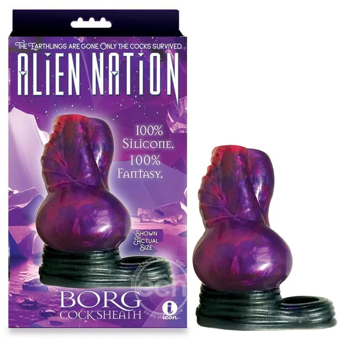 Icon Brands Dildos Alien Nation Borg Black 115 cm Penis Sheath