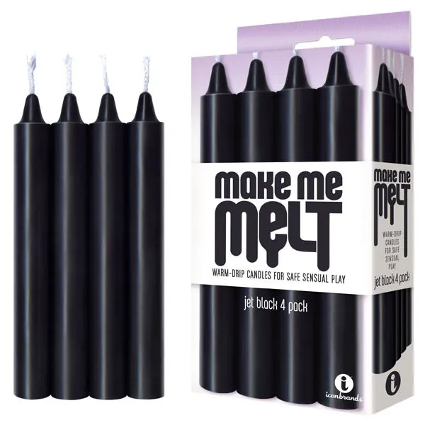 Make Me Melt Drip Candles Jet Drip Candles 4 Pack Icon Brands Vibrators