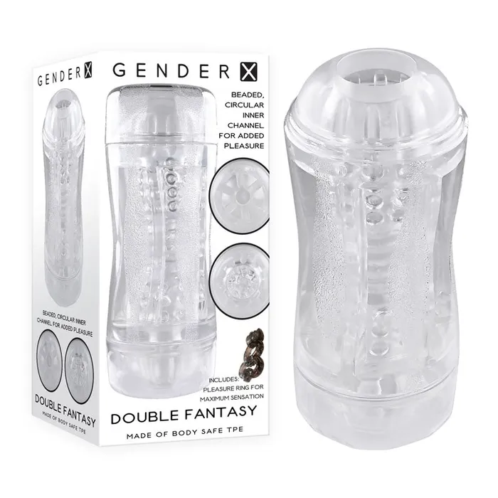 Male Sex Toys Gender X Gender X DOUBLE FANTASY Double Ended Stroker