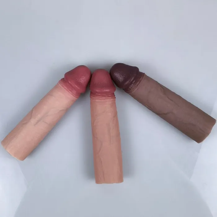 Male Sex Toys MRIMIN MRIMIN Handmade FTM Trans Penis Sleeve Extender Realistic Textured Cock Extender PackerCUL05