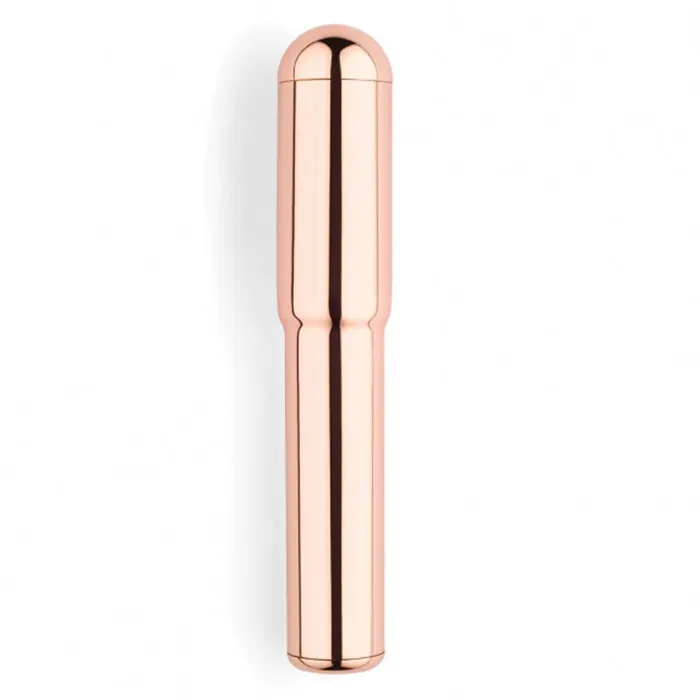 Vibrators Le Wand Le Wand Chrome Grand Bullet Rechargeable Vibrator Rose Gold