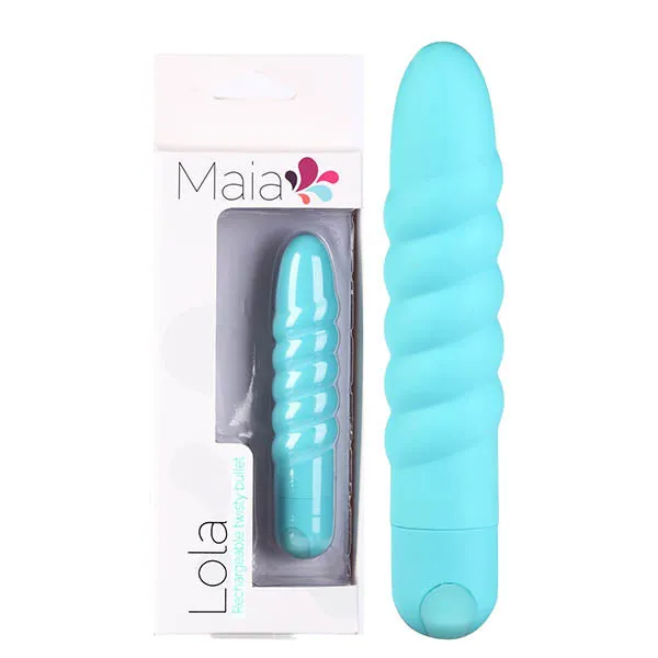 Vibrators Maia Lola Teal 115 cm USB Rechargeable Vibrator Maia Toys