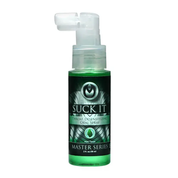 XR Brands Male Sex Toys Master Series Suck It Mint Flavoured Deep Throat Spray 59 ml