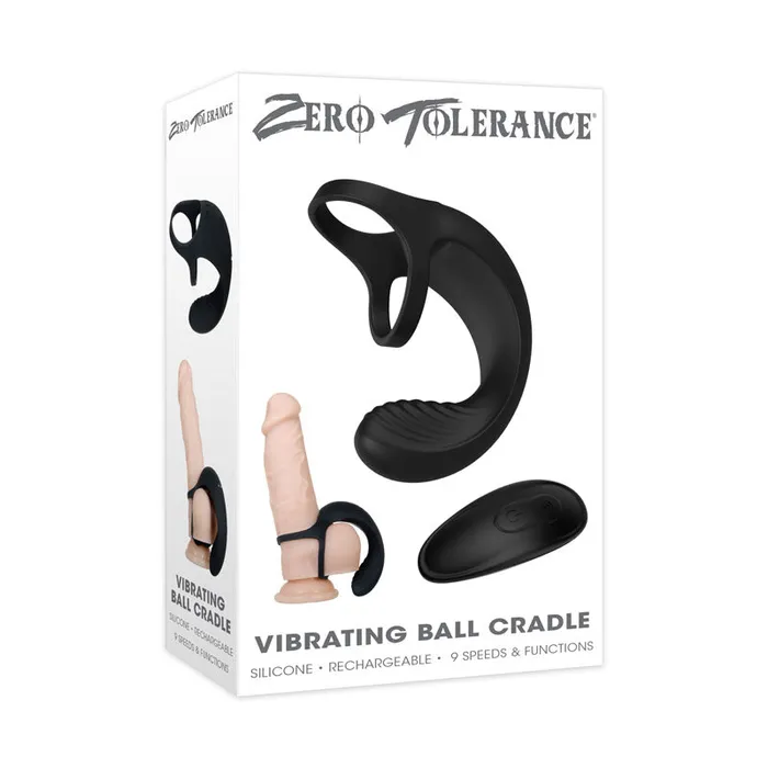 Zero Tolerance Zero Tolerance Vibrating Ball Cradle USB Rechargeable Vibrating Cock Ring Male Sex Toys